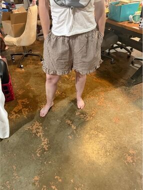 Audrey Boxer Shorts XXL Gingham Sleep ms Casual Lounge bott